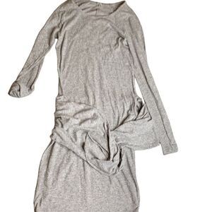 MONROW wrap dress gray size XS